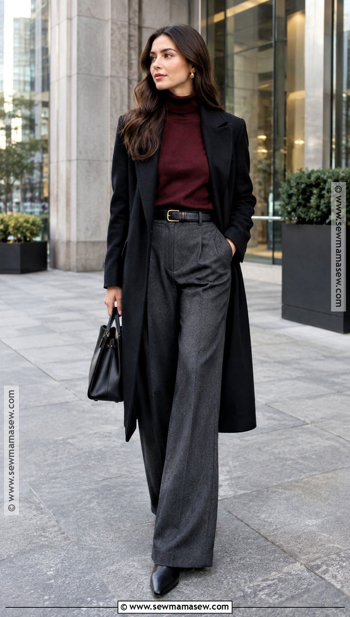 Chicago November Wide Leg Pants Outfit - 15 Chicago November Outfits for Women