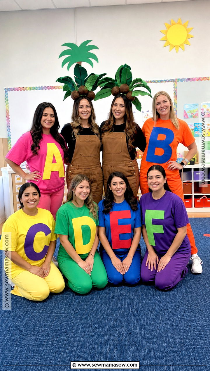 Chicka Chicka Boom Boom Teacher Group Costume - 35 teacher halloween costumes group