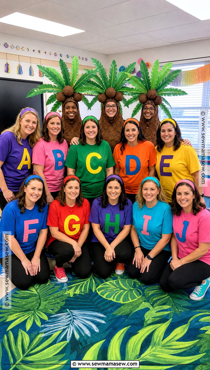 Chicka Chicka Boom Boom Teacher Team Costume - 30 Teacher Team Halloween Costumes