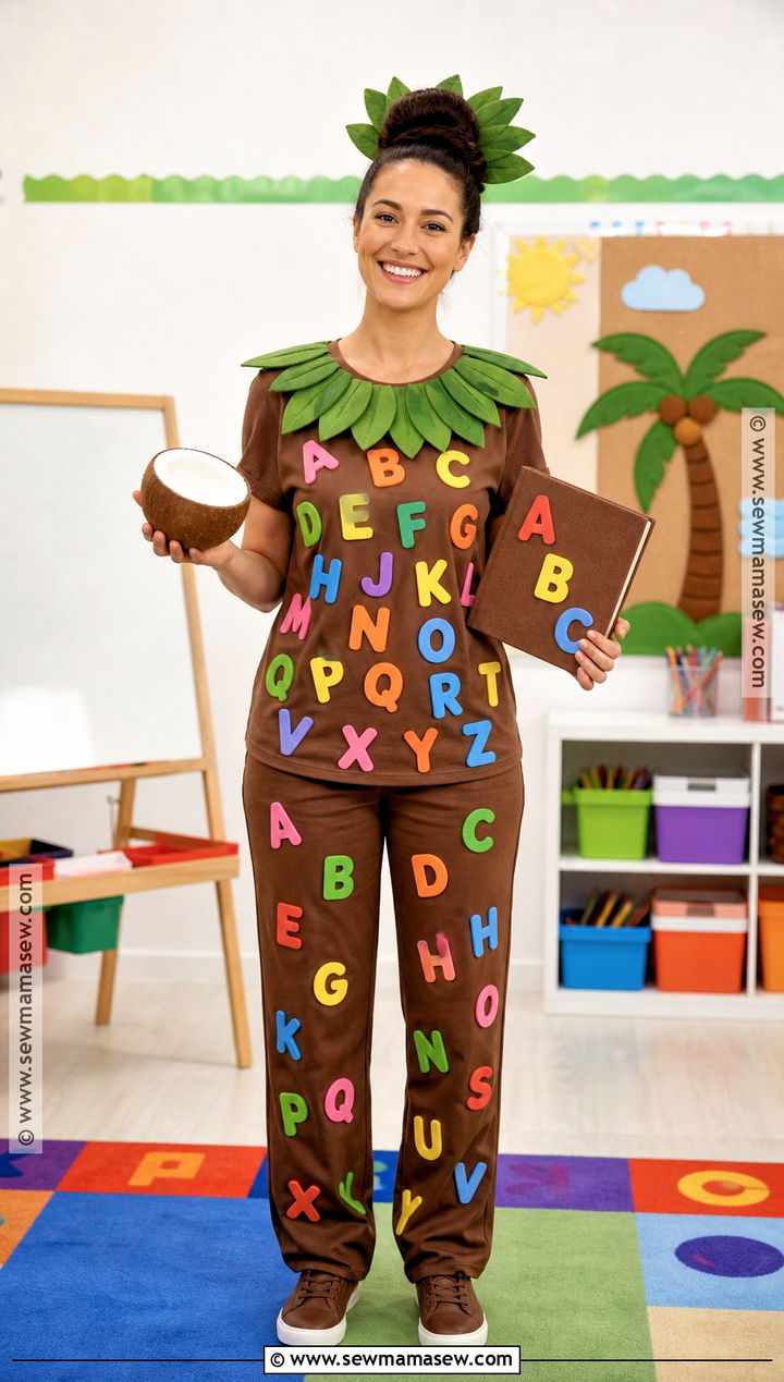 Chicka Chicka Boom Boom Tree Costume - 30 preschool teacher halloween costumes