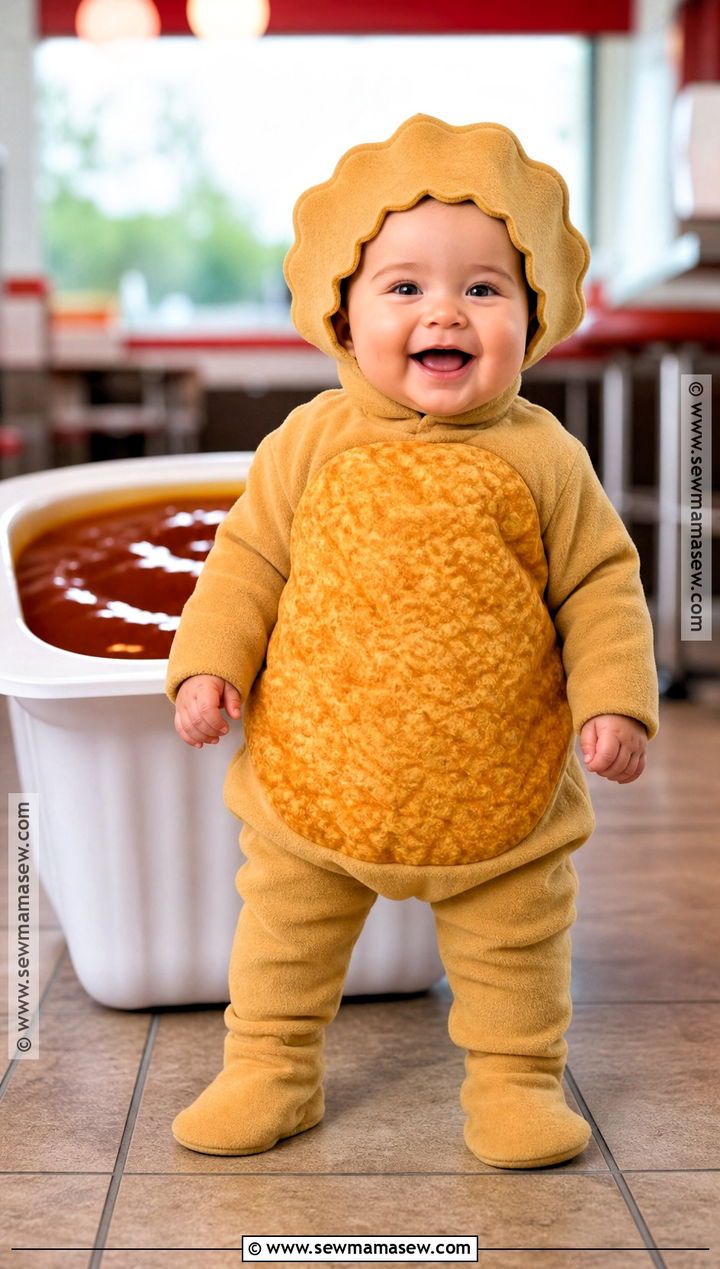 Chicken Nugget Baby Costume - 30 funny baby costumes