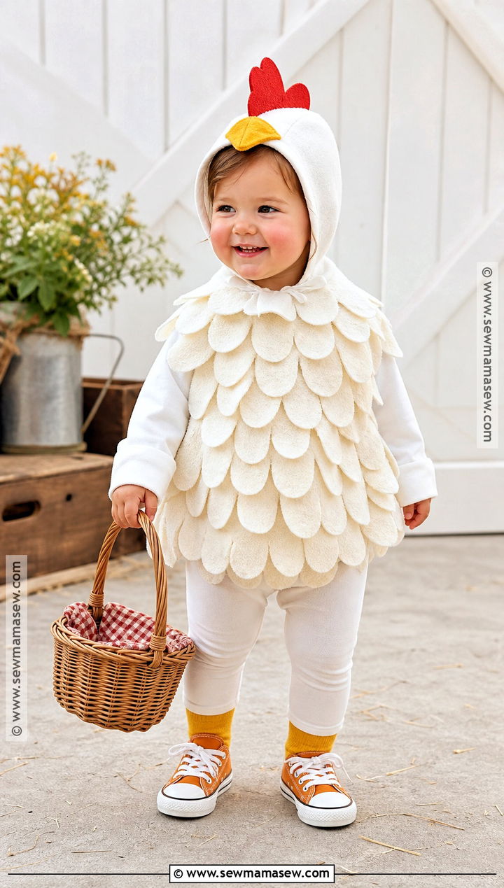 Chicken Toddler Costume - 30 halloween toddler costumes