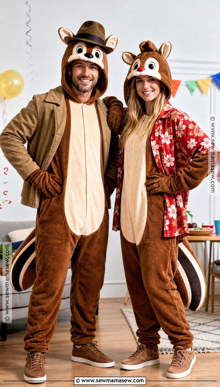 Chip And Dale Onesie Costume - 30 Chip And Dale Costume Ideas