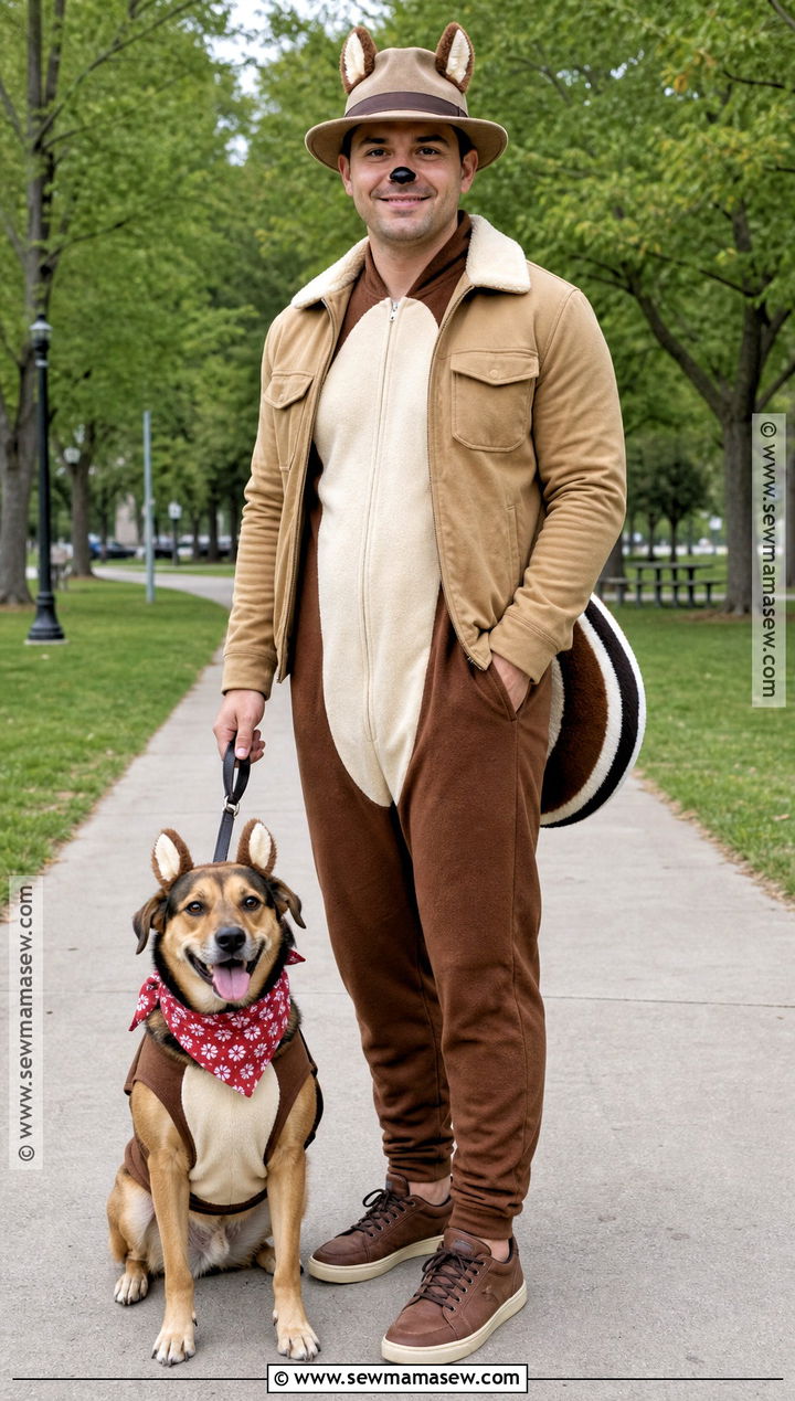 Chip And Dale Pet And Owner Costume - 30 Chip And Dale Costume Ideas