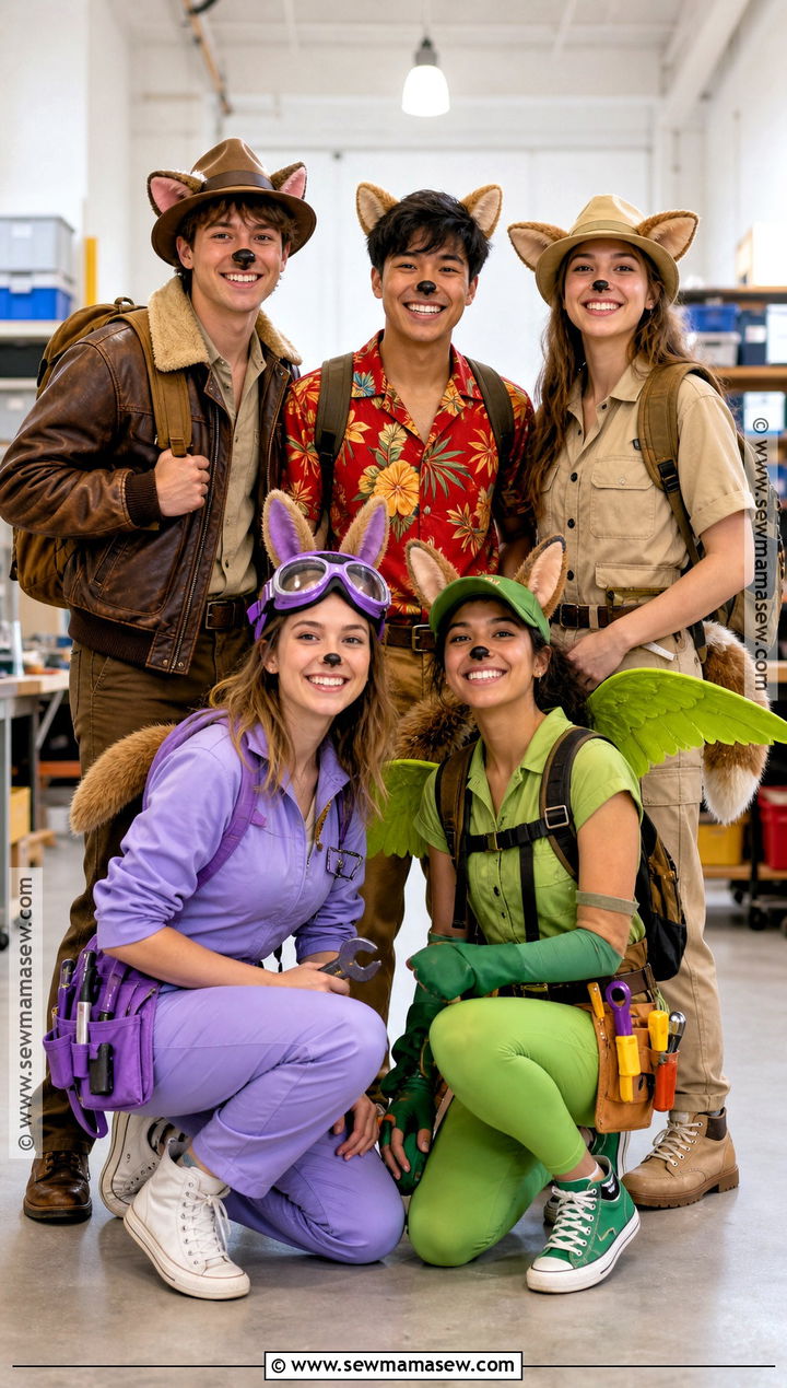 Chip And Dale Rescue Rangers Disney Group Costume - 30 disney group costumes