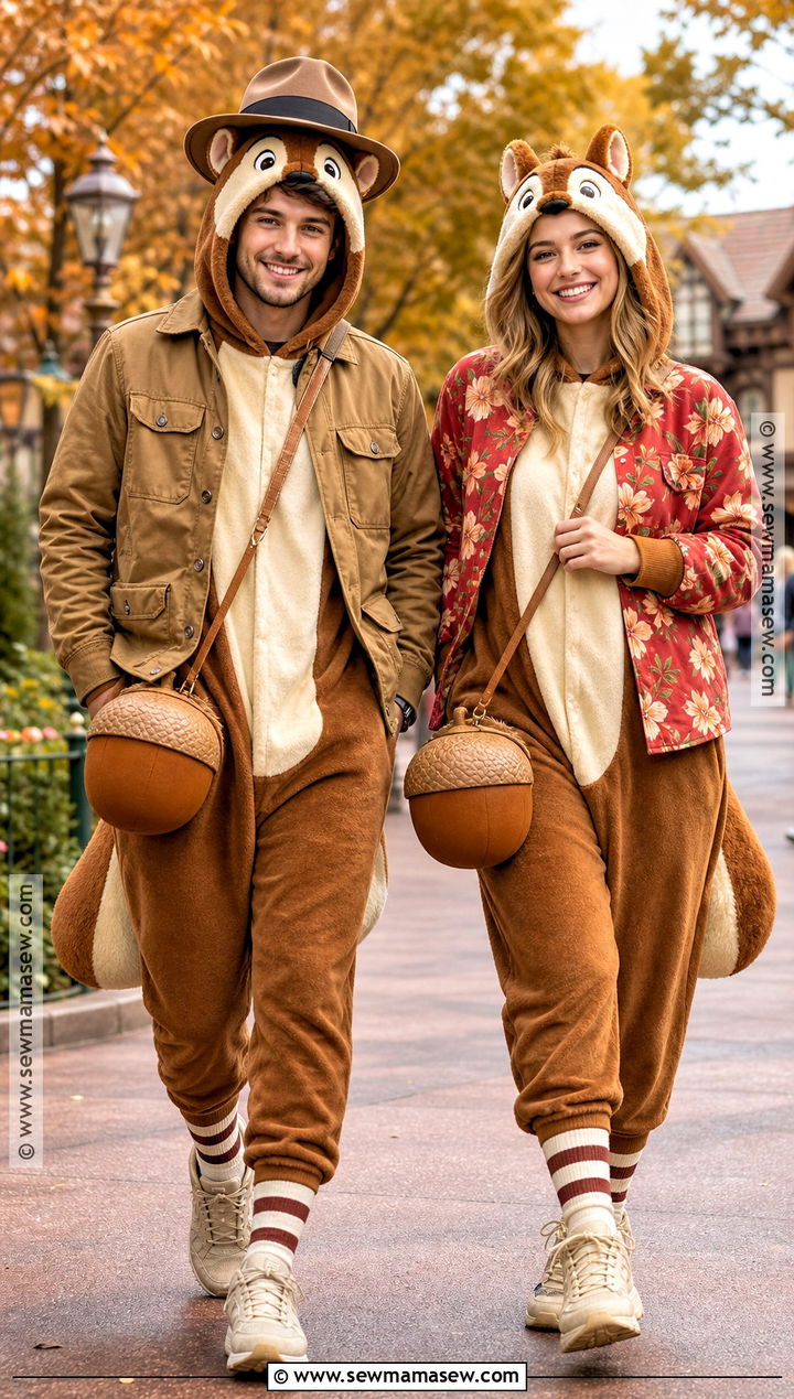 Chip And Dale Sweatshirt Costume - 30 Chip And Dale Costume Ideas
