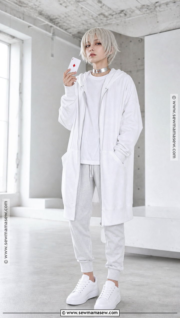 Chishiya White Hoodie Cosplay - 30 Alice In Borderland Cosplay Ideas