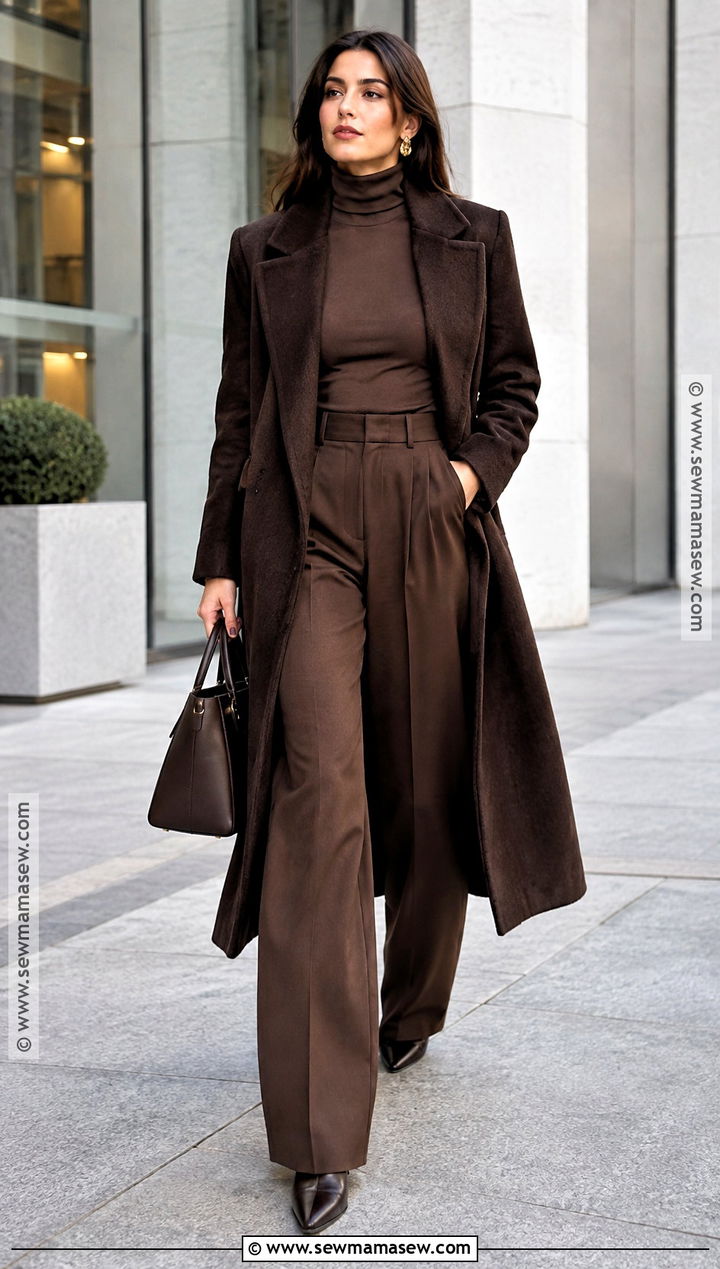 Chocolate Brown Fall Outfit - 15 fashion fall 2026 trends