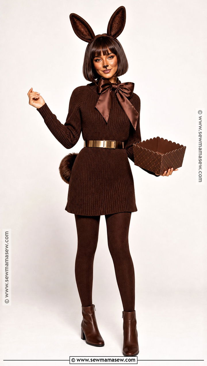 Chocolate Bunny Costume - 50 bunny costume ideas