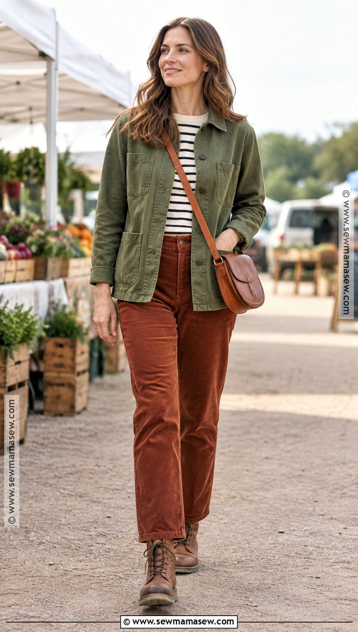 Chore Fall Jacket With Corduroy Pants - 15 cool fall jackets