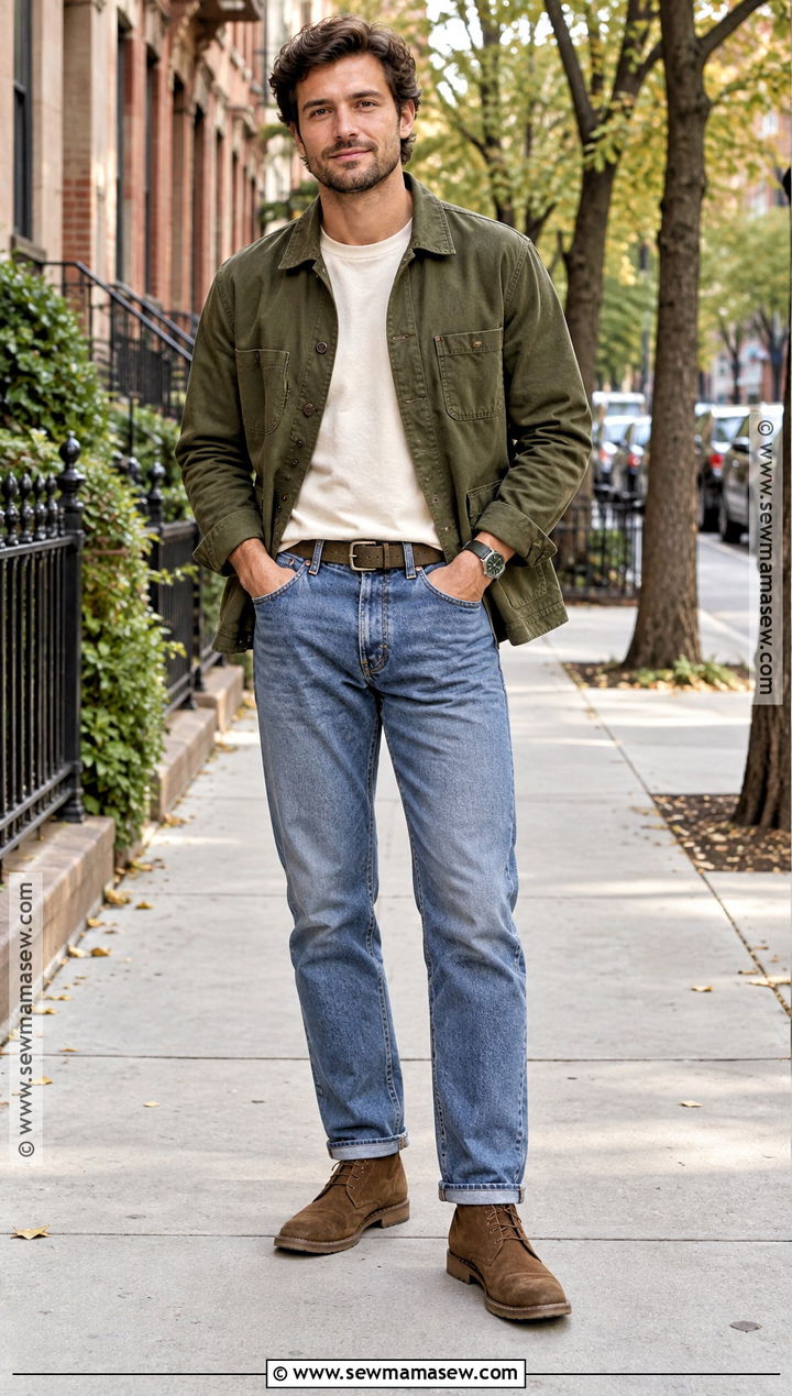 Chore Jacket Fall Outfit - 25 fall fashion ideas for men