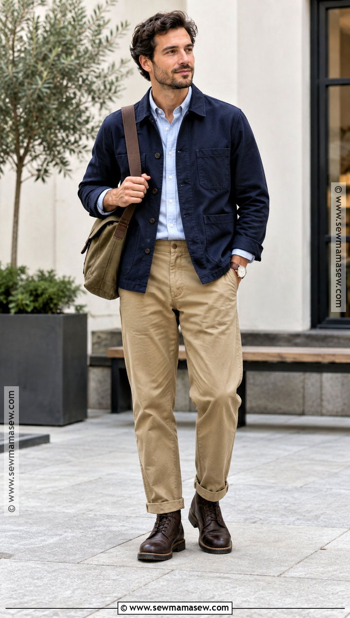 Chore Jacket Mens Fall Outfit - 25 mens fall outfits