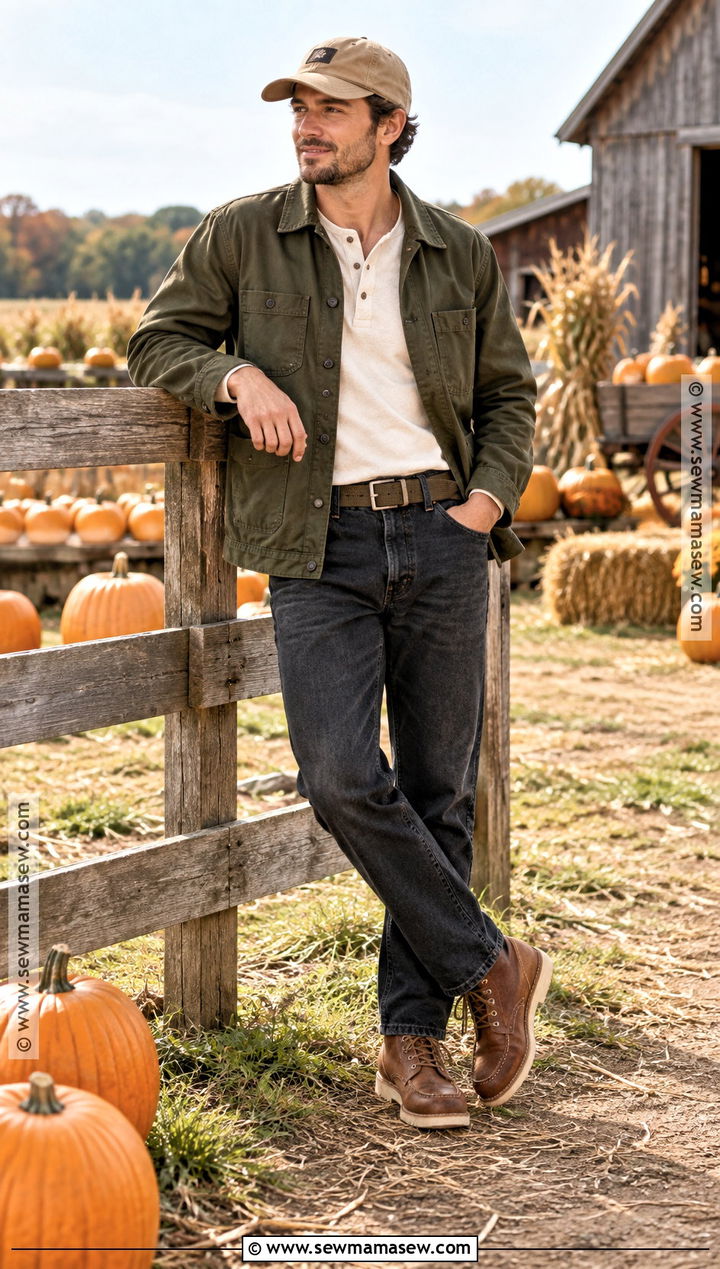 Chore Jacket Pumpkin Patch Outfit - 25 pumpkin patch outfit ideas for men
