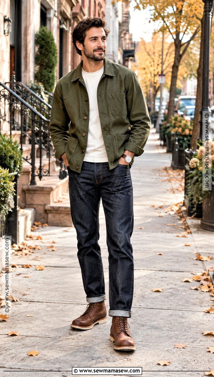 Chore Jacket With Jeans Fall Outfit - 15 fall 2026 outfits for men