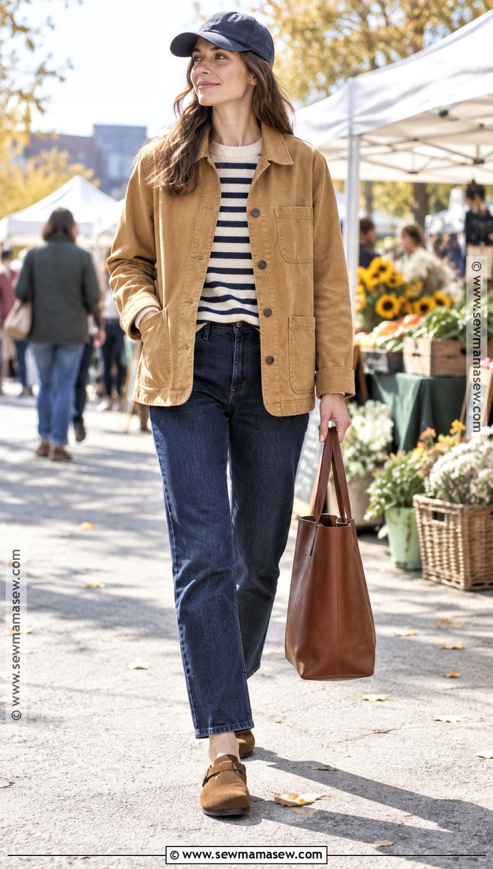 Chore Jacket With Sweater And Straight Jeans - 15 fall 2026 jackets
