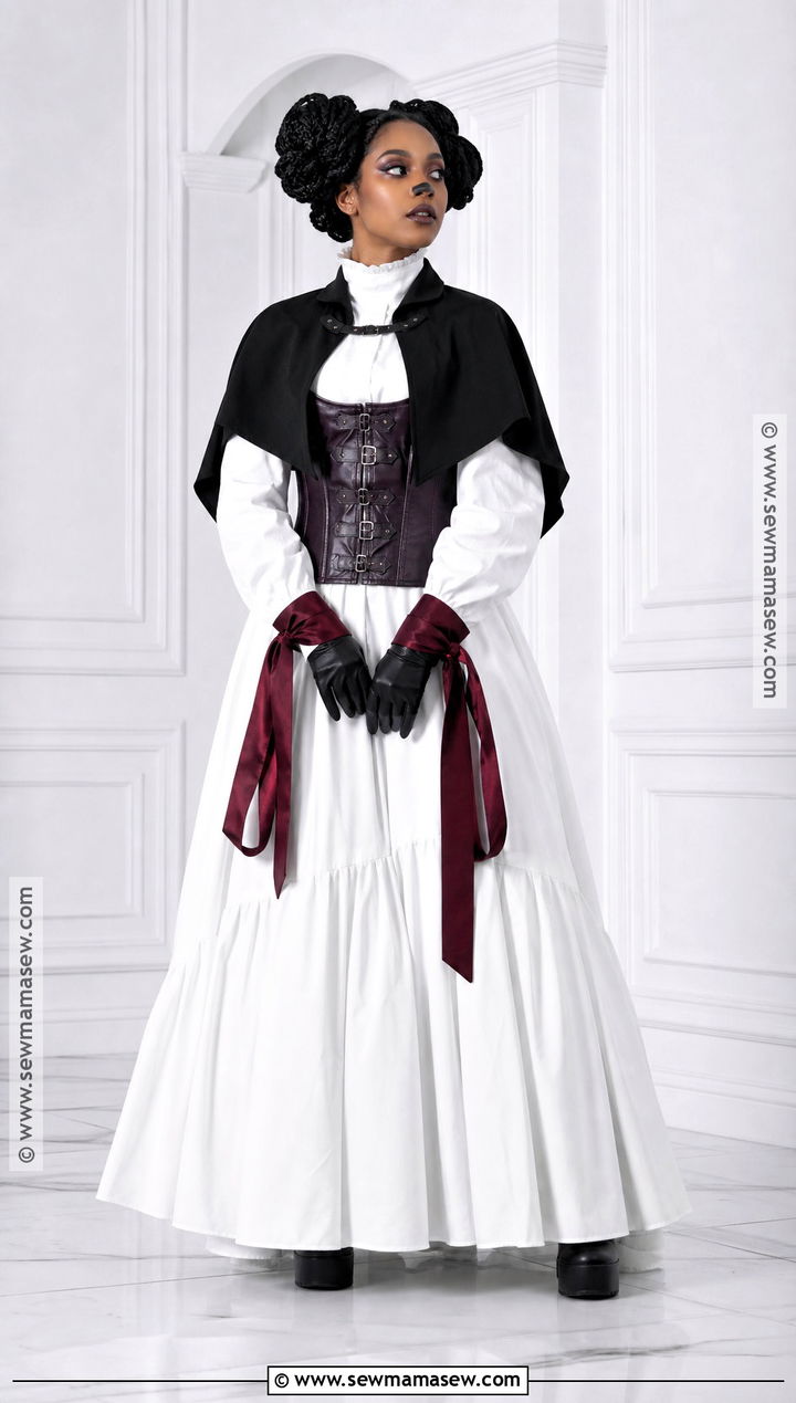 Choso Cosplay With Gothic Maxi Dress - 35 Choso Cosplay Fem Ideas