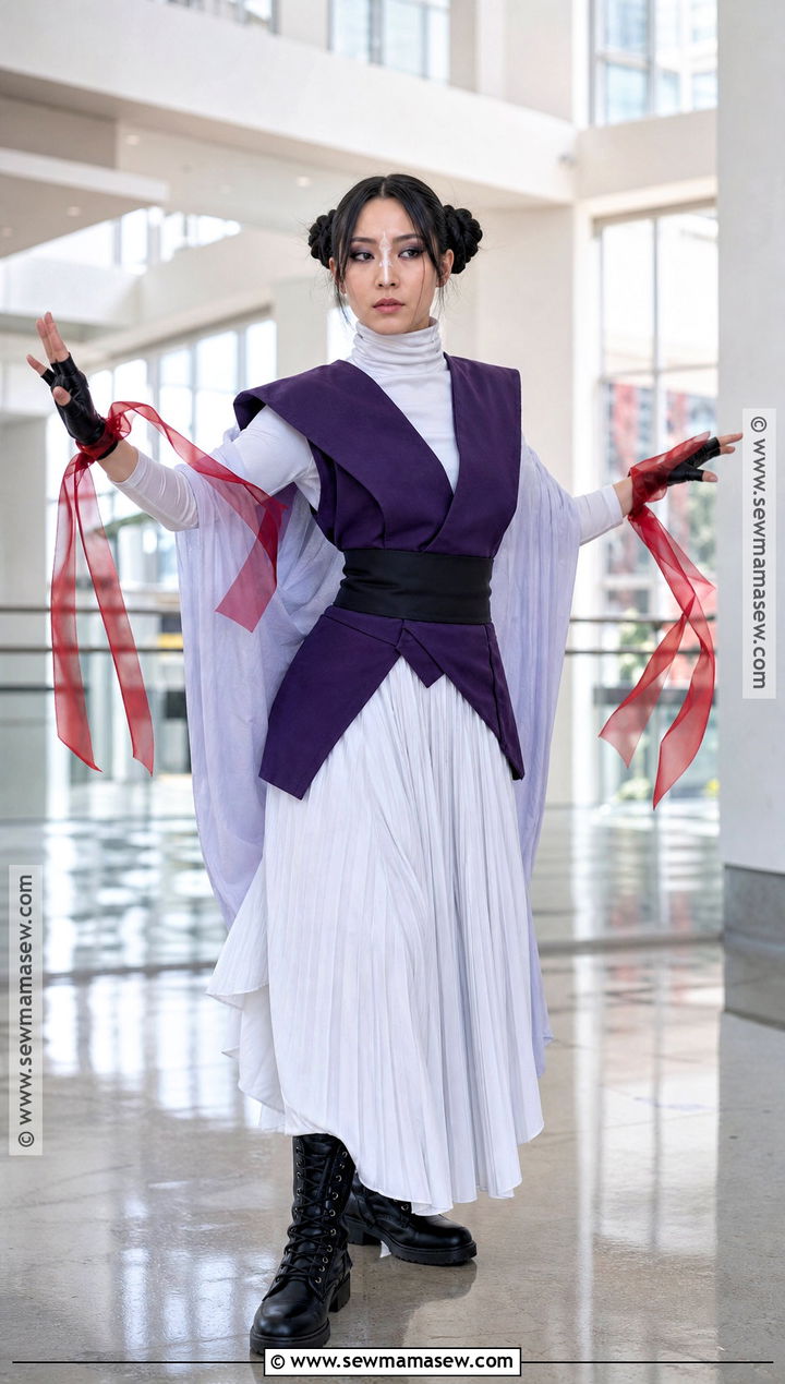 Choso Cosplay With Pleated Maxi Skirt - 35 Choso Cosplay Fem Ideas