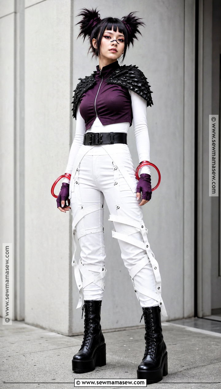Choso Cosplay With Punk Inspired Pants - 35 Choso Cosplay Fem Ideas