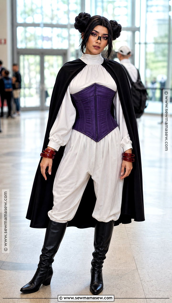 Choso Cosplay With Purple Corset Top - 35 Choso Cosplay Fem Ideas