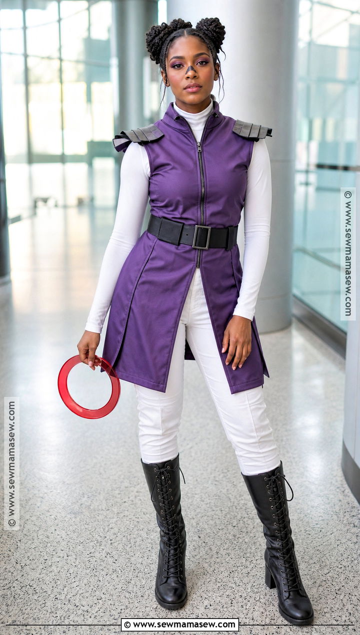 Choso Cosplay With Purple Utility Dress - 35 Choso Cosplay Fem Ideas