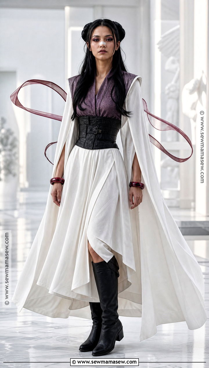 Choso Cosplay With White Cape Dress - 35 Choso Cosplay Fem Ideas