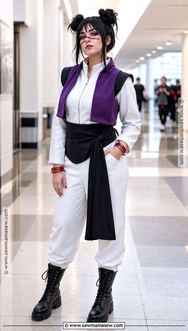 Choso Cosplay With White Tracksuit - 35 Choso Cosplay Fem Ideas