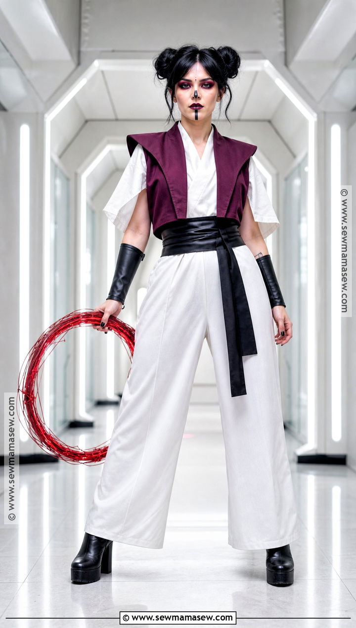 Choso Cosplay With Wide Leg Jumpsuit - 35 Choso Cosplay Fem Ideas