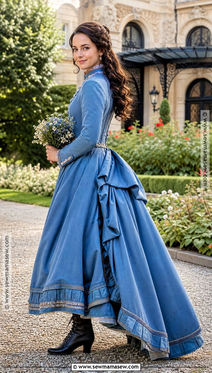 Christine Daae Blue Wishing Dress Costume - 40 phantom of the opera costumes