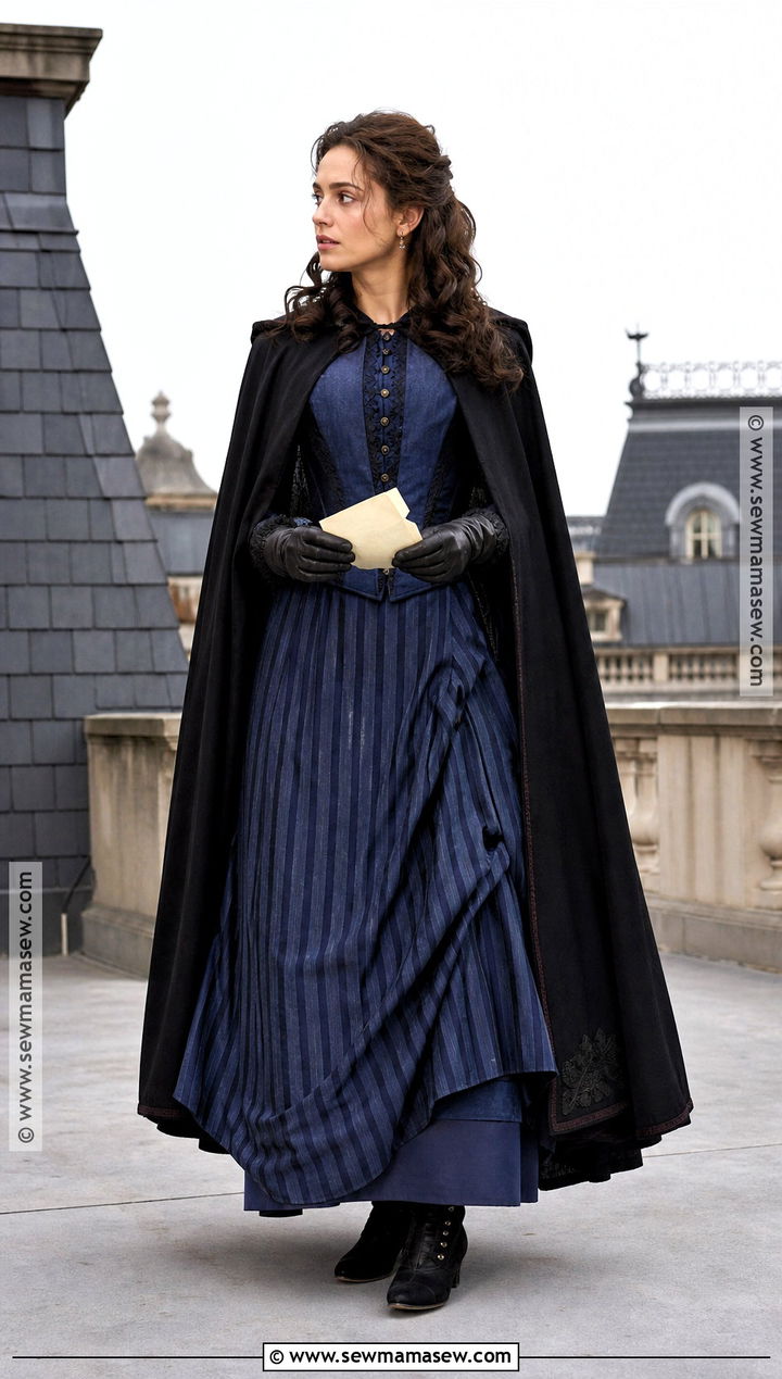 Christine Daae Rooftop Blue Dress Costume - 35 christine daae costume ideas