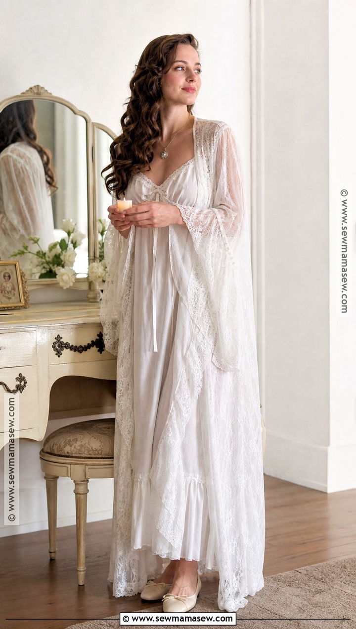 Christine Daae White Dressing Gown Costume - 35 christine daae costume ideas