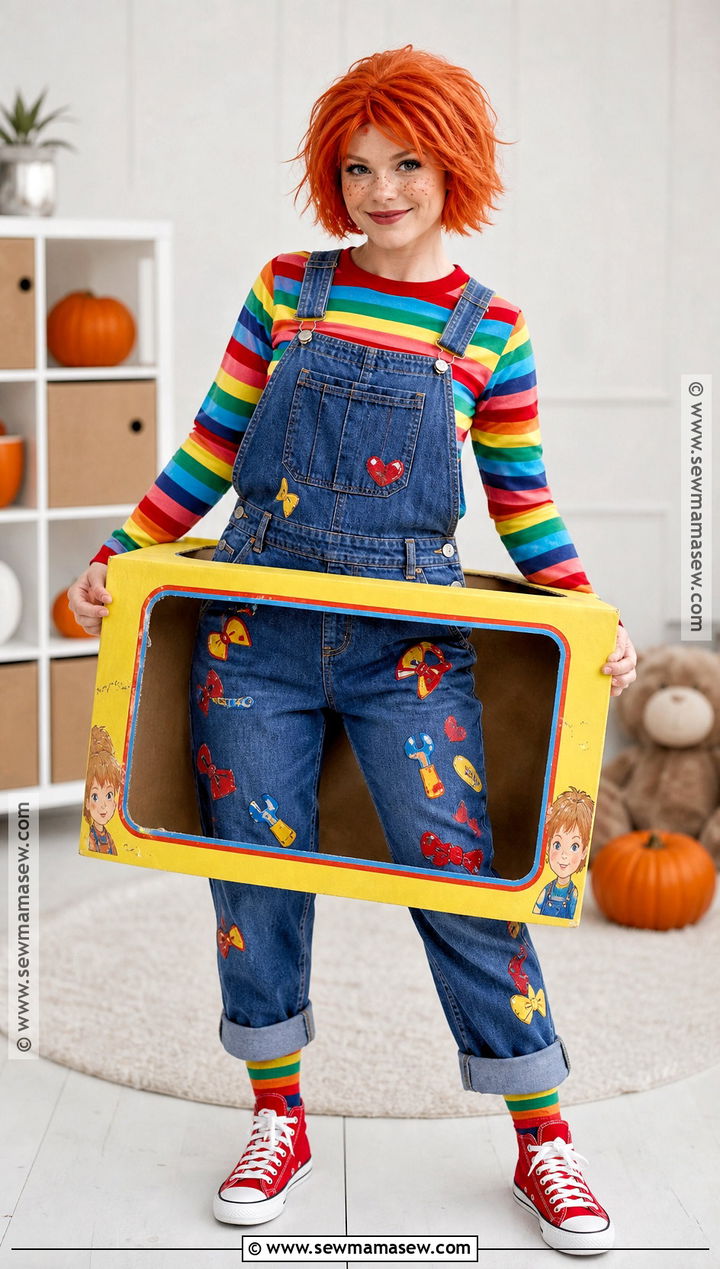 Chucky Doll Costume - 45 red hair halloween costumes
