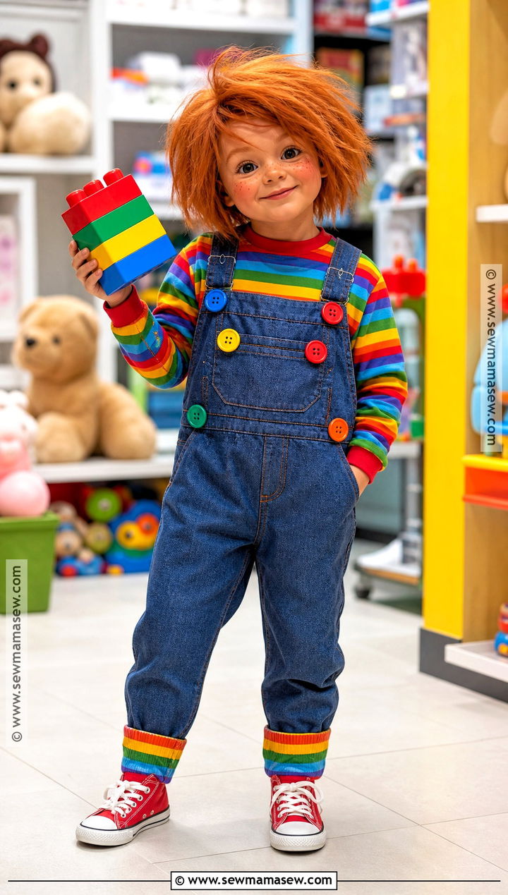 Chucky Doll Costume With Ginger Hair - 30 ginger halloween costumes red hair