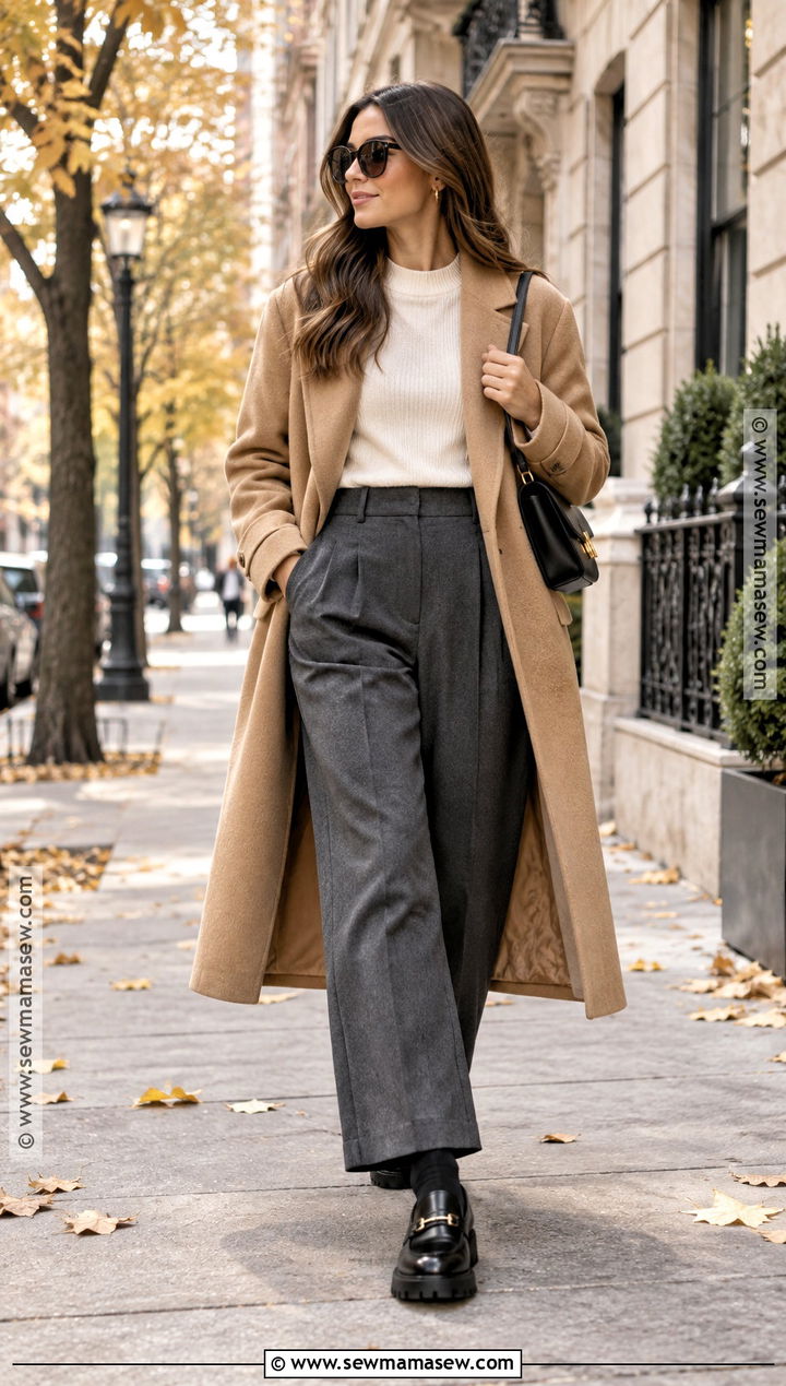 Chunky Loafers With Pleated Trousers - 15 2026 fall shoes for women