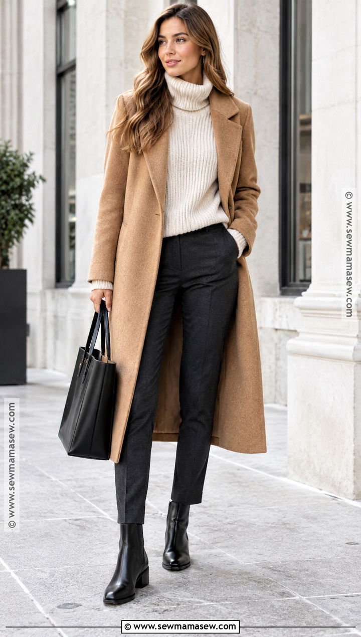 Chunky Turtleneck Sweater Outfit - 15 Aesthetic Fall Sweaters