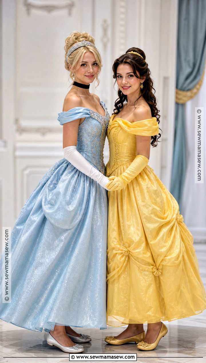 Cinderella And Belle Costume - 30 duo halloween costumes blonde brunette