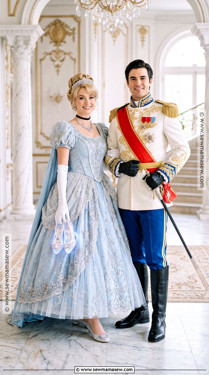 Cinderella And Prince Charming Couple Costume - 50 couples costume ideas