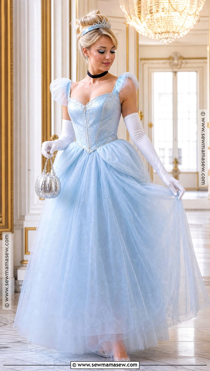 Cinderella Ball Gown Costume - 45 princess halloween costume ideas
