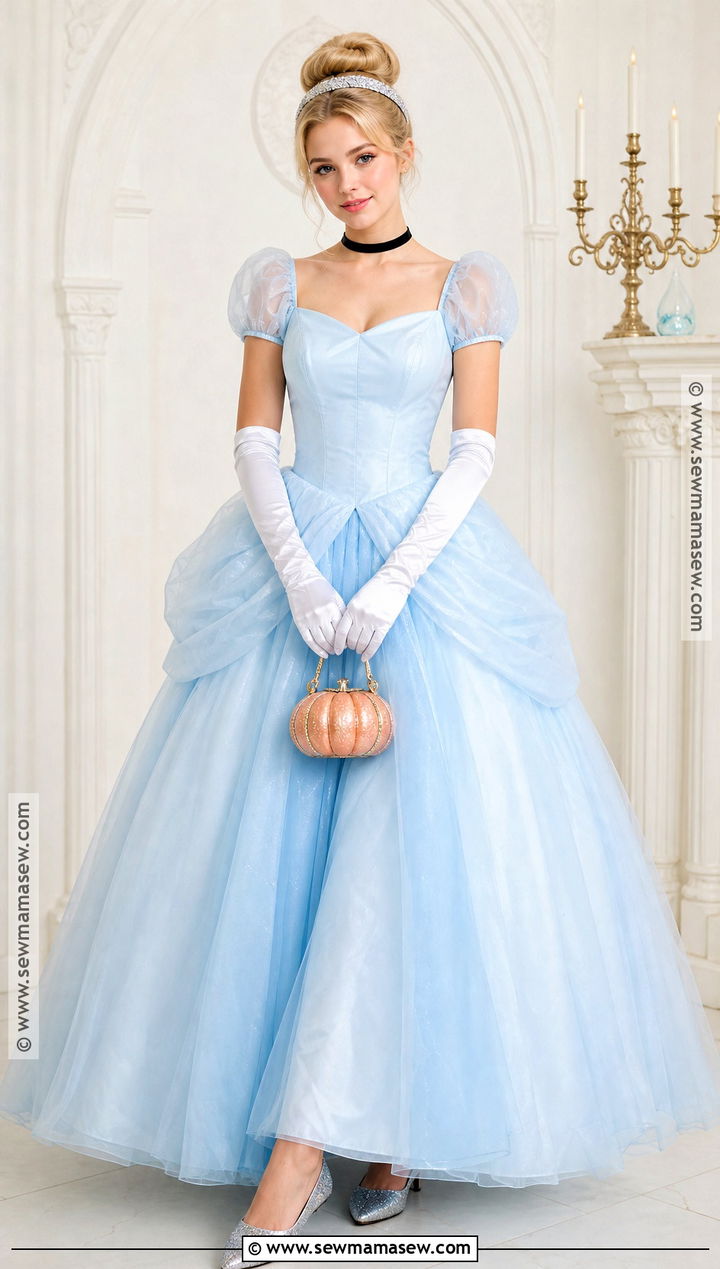 Cinderella Ball Gown Costume - 50 princess costume ideas