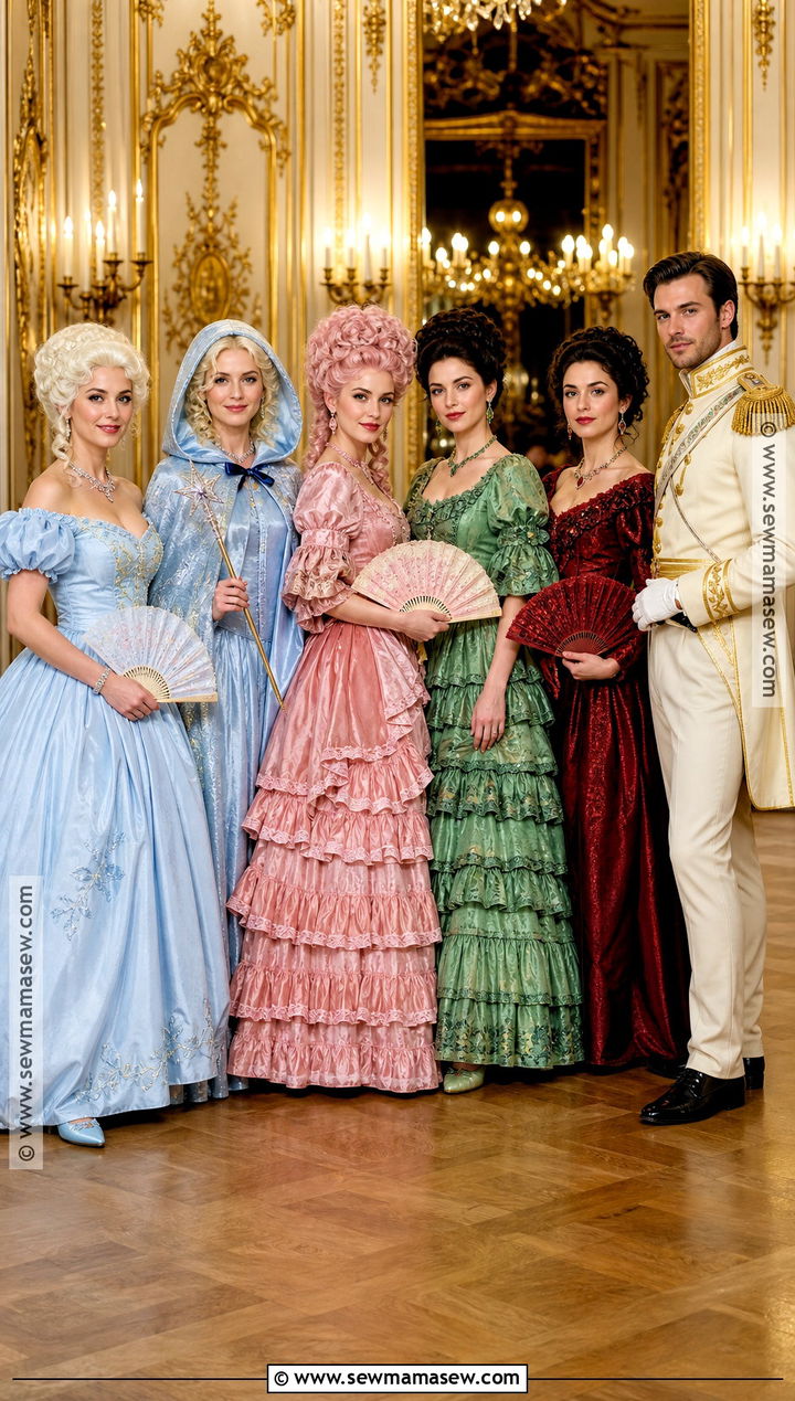 Cinderella Ball Group Costume - 30 disney princess group costumes