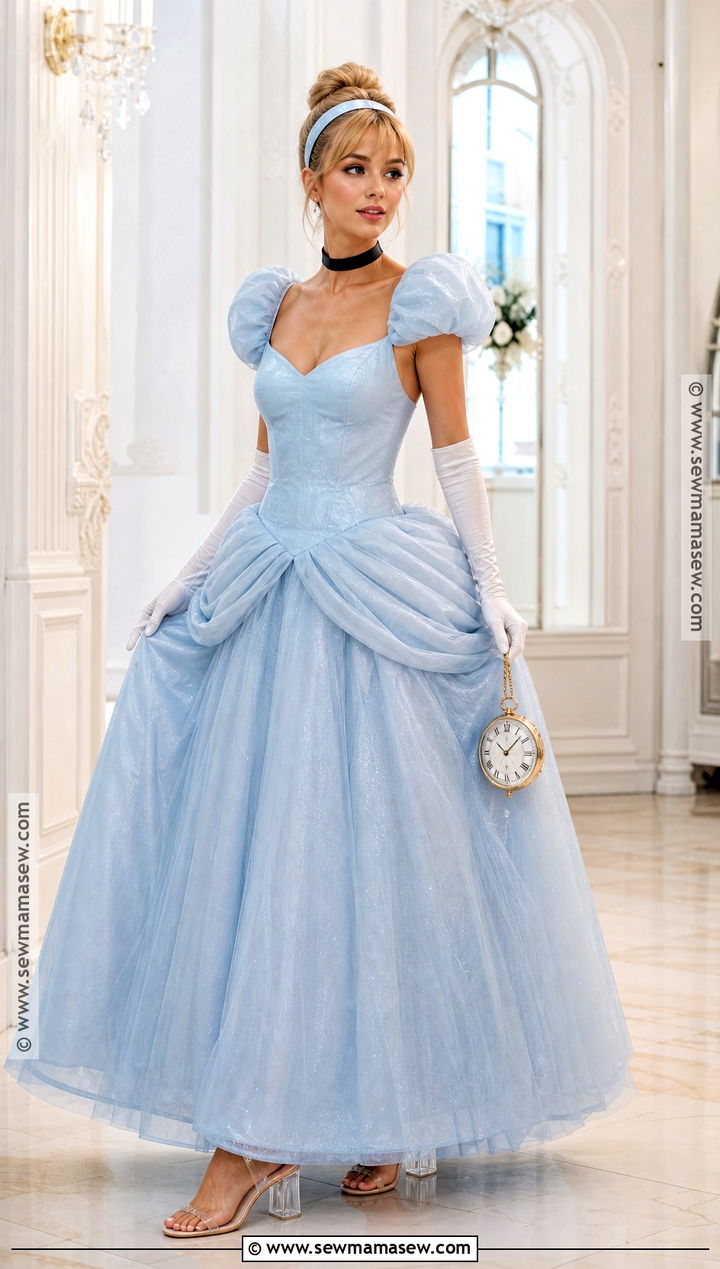 Cinderella Blue Ball Gown Costume - 45 disney princess costumes
