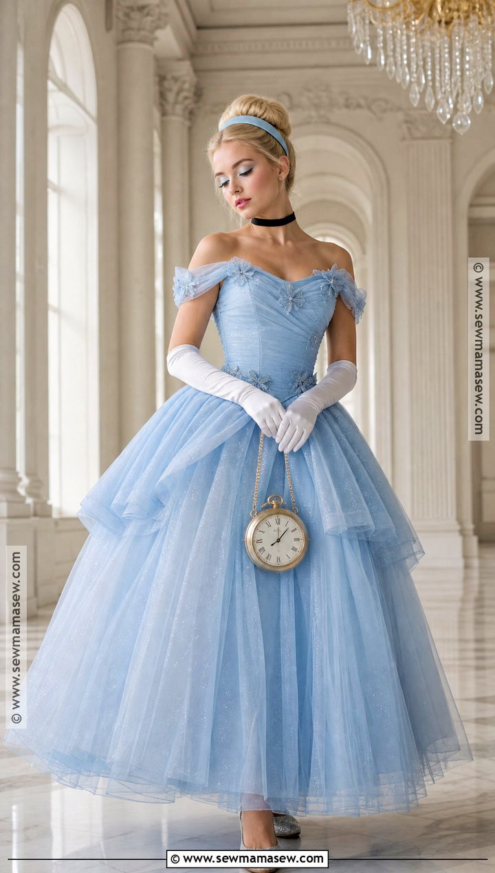 Cinderella Blue Ball Gown Costume - 50 iconic halloween costumes