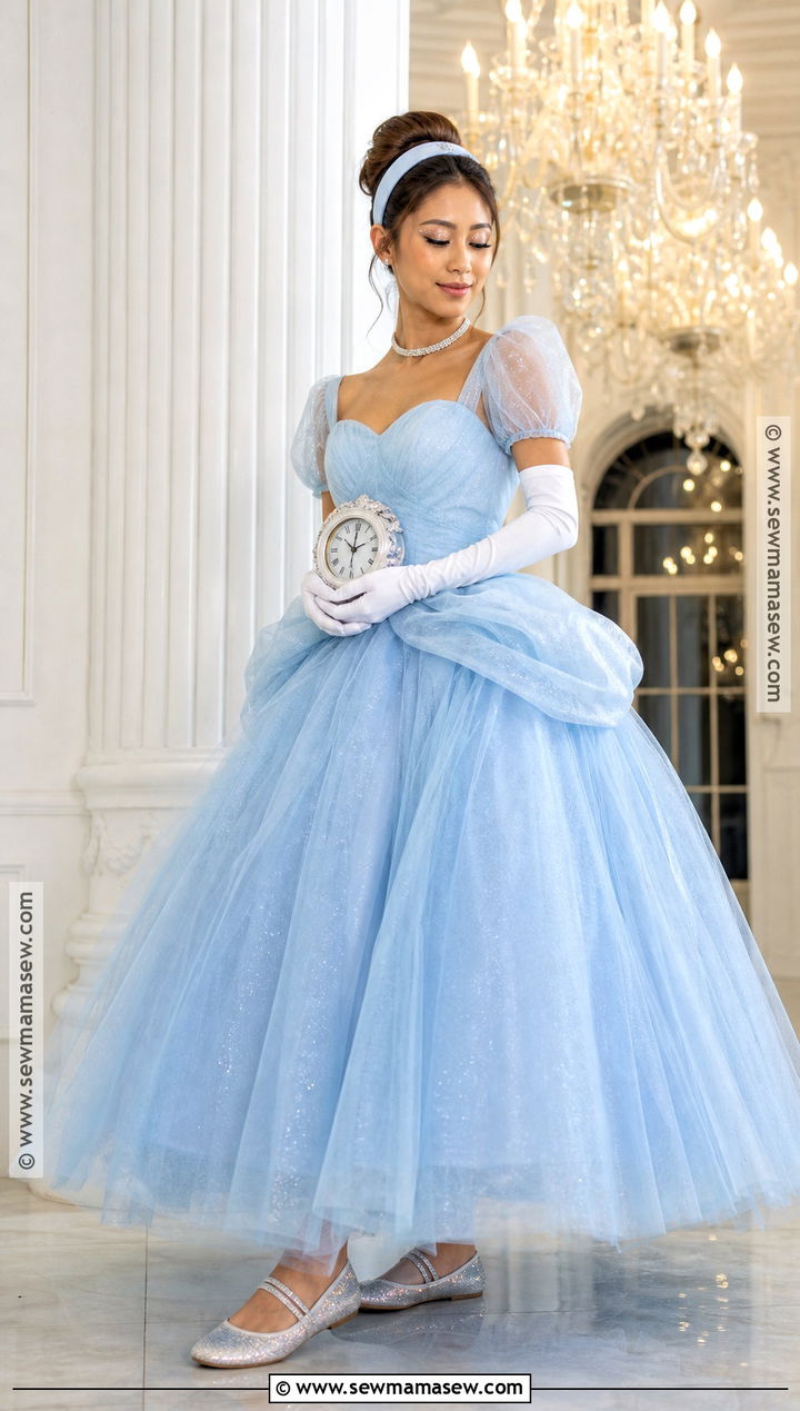 Cinderella Blue Ball Gown Costume - 30 blue costumes