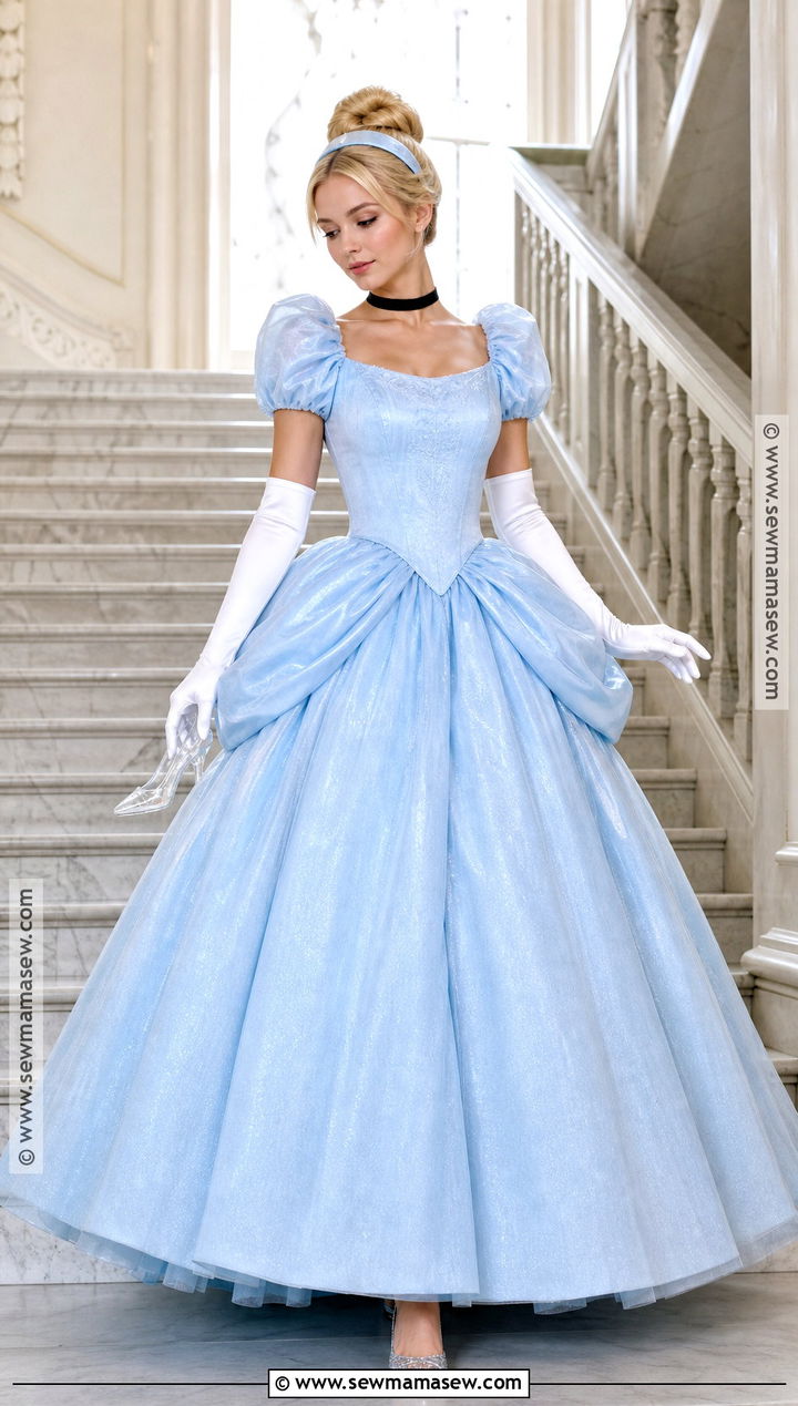 Cinderella Blue Cosplay Dress - 30 cosplay dress ideas