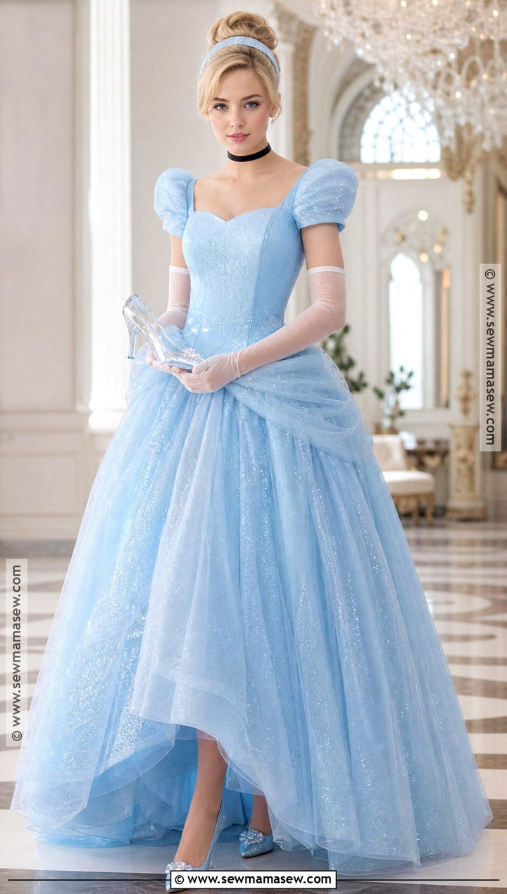 Cinderella Blue Princess Costume - 30 blue costume ideas for women