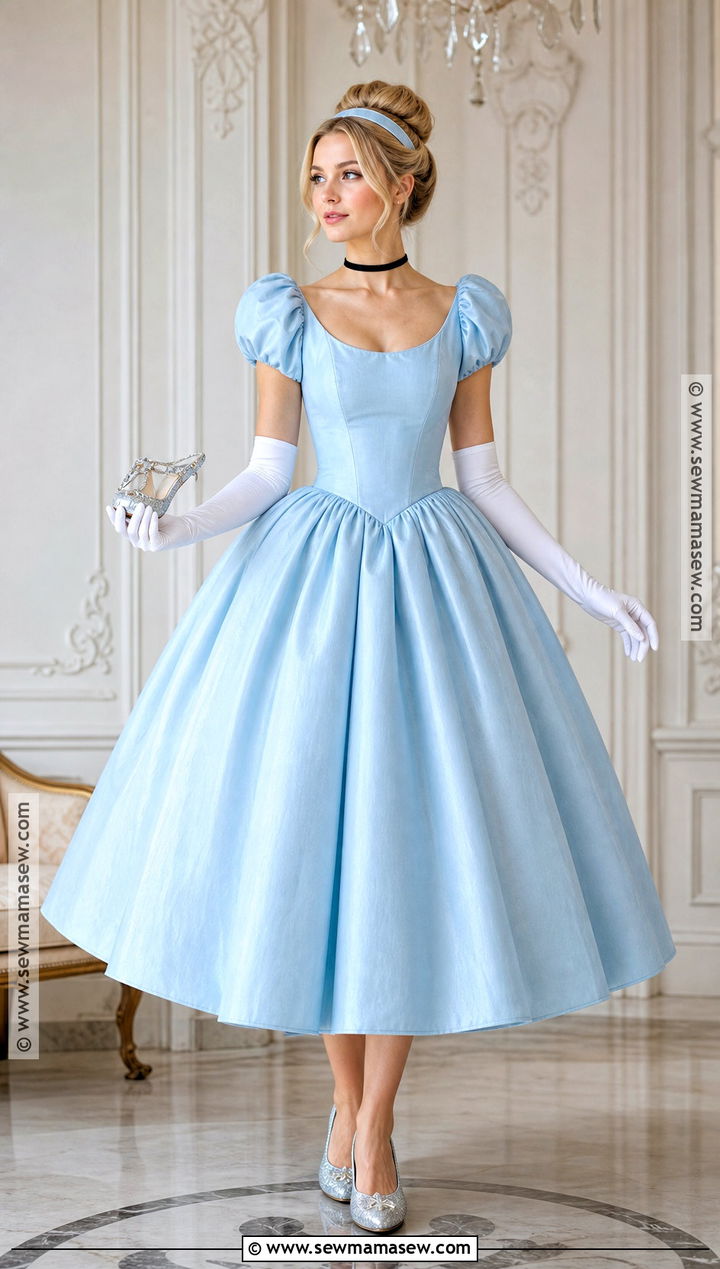 Cinderella Costume With Blue Dress - 30 shrek characters costumes
