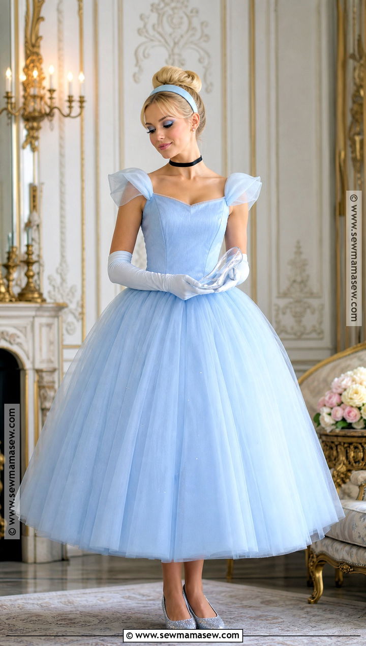 Cinderella Costume With Glass Slippers - 30 story book costumes