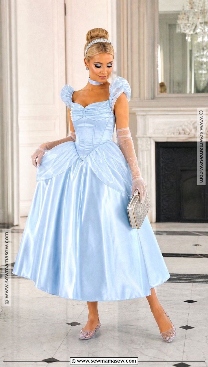 Cinderella Inspired Princess Halloween Costume - 30 pretty halloween costumes for women