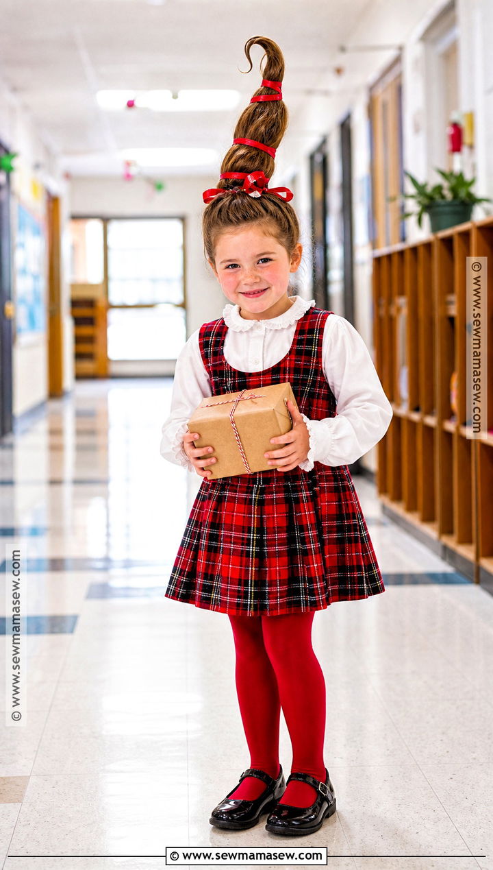 Cindy Lou Who Costume - 30 dr seuss dress up days ideas