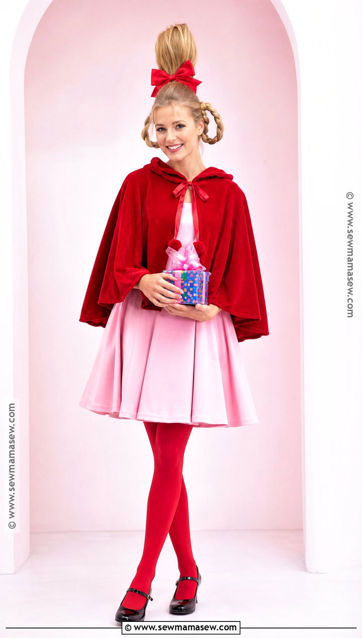 Cindy Lou Who Red Cape Costume - 35 whoville costumes