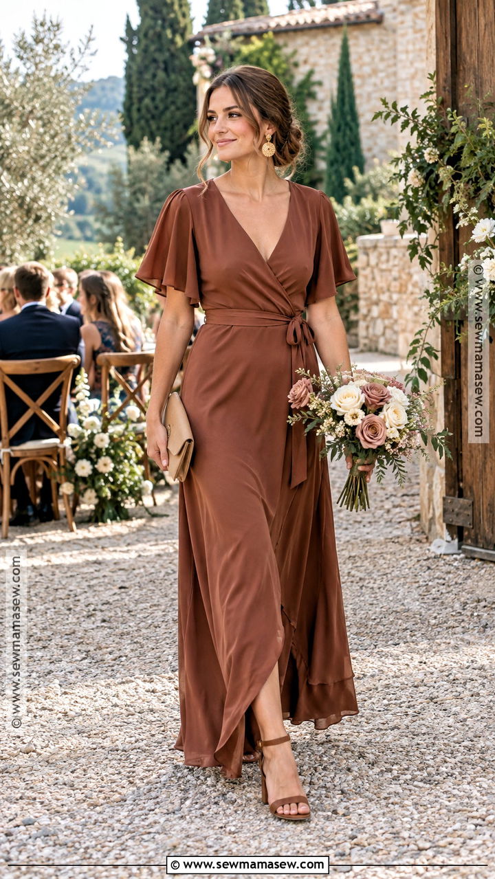 Cinnamon Bridesmaid Dress - 20 fall colored bridesmaid dresses